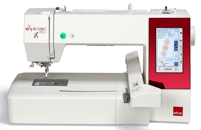 Maquina de coser ALFA: INIZIA525 + MESA. Luz Led 15 diseños de puntada. -  Mercería Creativa